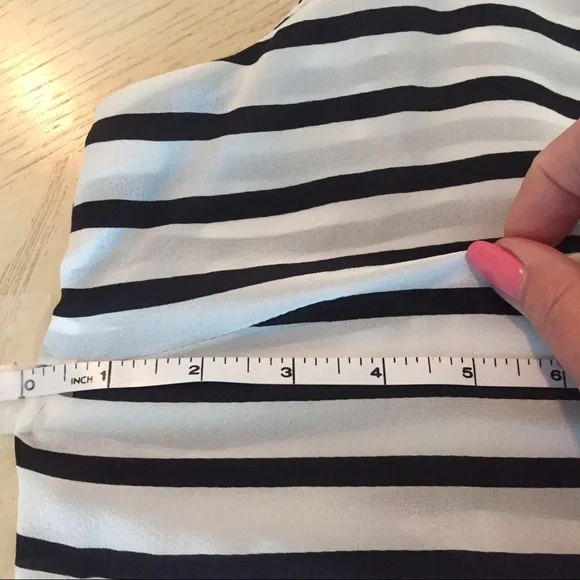Silk B&W stripe camisole - Picture 4 of 6